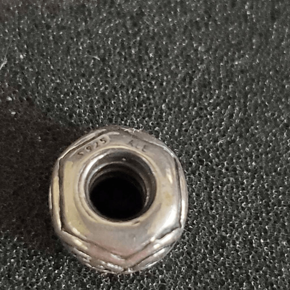 Pandora Sterling Silver Swirl Bead Signed S925 ALE - Picture 2 of 4